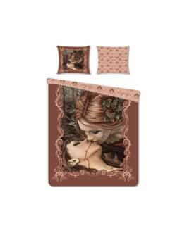 Victoria Francés parure de lit Kiss Brown 135 x 200 cm