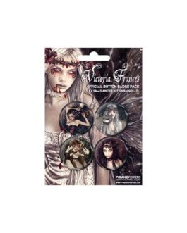 Victoria Frances pack 4 badges Design 2