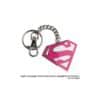 Superman porte-clés métal Pink Logo