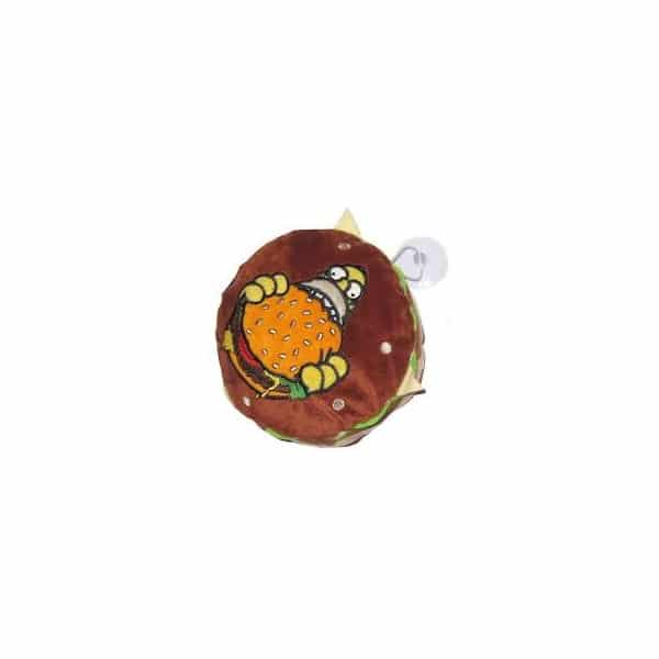 Simpsons Mini Coussin avec Ventouse Burger 18 cm