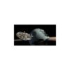 Star Wars poster en verre Millenium Falcon vs Death Star 50 x 25 cm