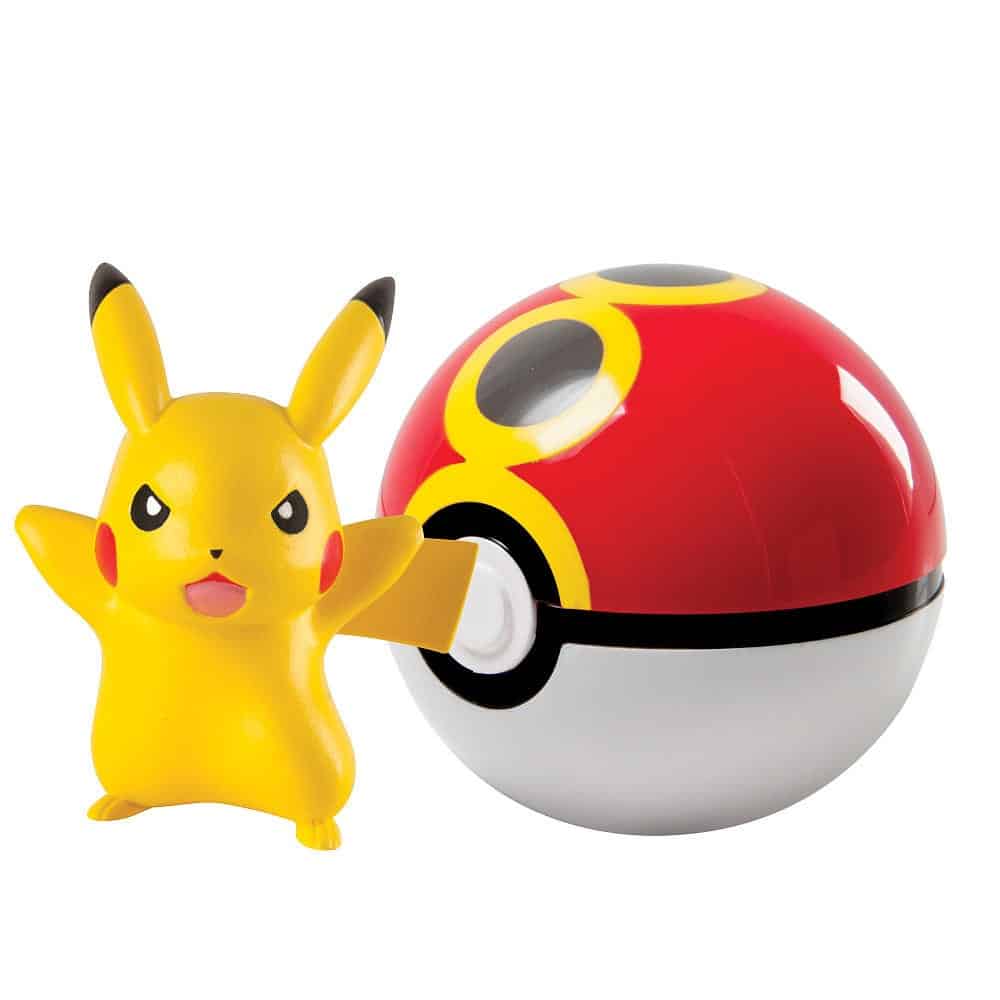 Pokemon Pikachu + Repeat Ball Clip´n´Carry Poké Ball Wave D7
