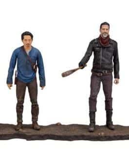 The Walking Dead TV Version pack 2 figurines Negan & Glenn 13 cm