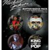 Michael Jackson pack 4 badges Design 2