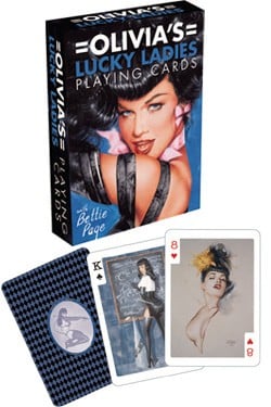 Bettie Page jeu de cartes à jouer Olivia´s Lucky Ladies