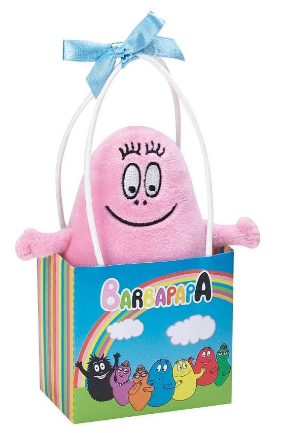 Barbapapa peluches en sac cadeau 12 cm