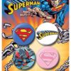 Superman pack 4 badges