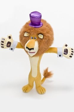 Madagascar 3: Bons baisers d´Europe peluche Alex 24 cm