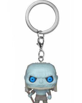 Game of Thrones – Le Trône de fer –  porte-clés Pocket POP! Vinyl White Walker 4 cm