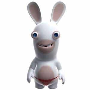 Les Lapins Crétins sticker String 94 x 42 cm
