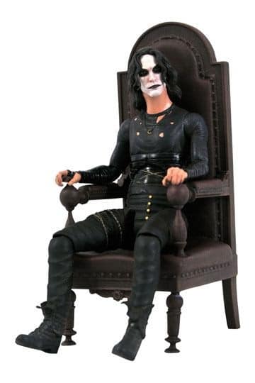 The Crow figurine Deluxe Eric Draven in Chair SDCC 2021 Exclusive 18 cm