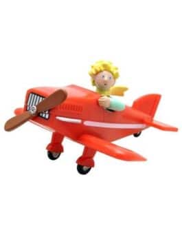 Le Petit Prince figurine Le Petit Prince dans son avion 7 cm