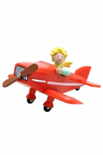 Le Petit Prince figurine Le Petit Prince dans son avion 7 cm