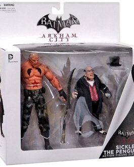 Batman Arkham City pack 2 figurines Sickle & Penguin 17 cm
