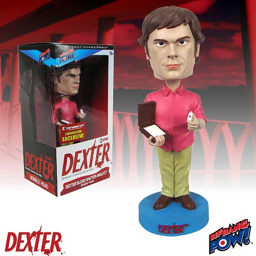 Dexter Bobble Head Blood Spatter Analyst SDCC 2013 Exclusive 18 cm