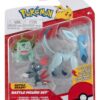 Pokémon série 10 packs 3 figurines Battle 5-8 cm - Bulbizarre, Farfuret & Givrali