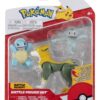 Pokémon série 10 packs 3 figurines Battle 5-8 cm - Carapuce , Machoc & Fulgudog