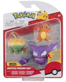Pokémon série 10  packs 3 figurines Battle 5-8 cm –  Salamèche , Tarupple & Spectrum