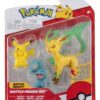 Pokémon série 10 packs 3 figurines Battle 5-8 cm - Pikachu , Okeoke & Phyllali