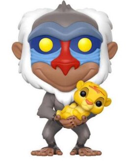 Le Roi lion POP! Disney Vinyl figurine Rafiki & Simba 9 cm