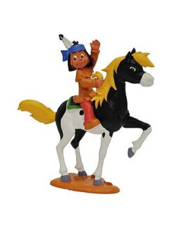 Yakari figurine Yakari avec Petit-tonnerre 8 cm