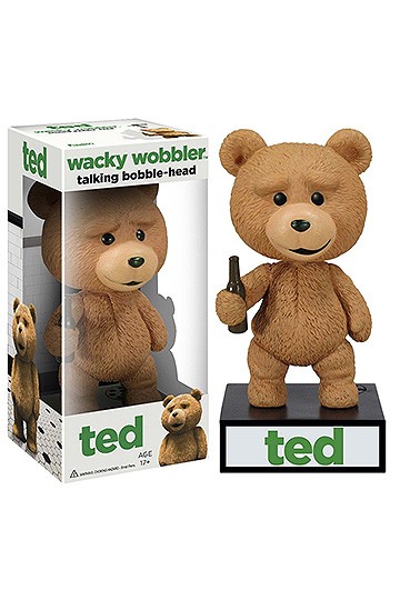 Ted Wacky Wobbler Bobble Head électronique Talking Ted 15