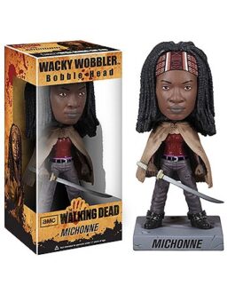 The Walking Dead Wacky Wobbler Bobble Head Michonne 18 cm