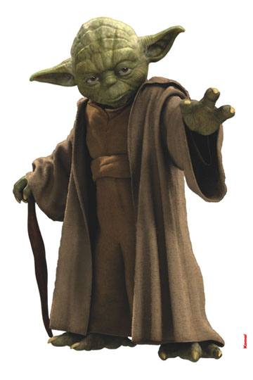 Star Wars stickers Master Yoda 100 x 70 cm