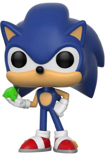 Sonic The Hedgehog POP! Games Vinyl figurine Sonic (Emerald) 9 cm