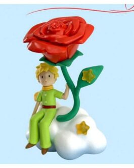 Le Petit Prince figurine sous la rose 9 cm