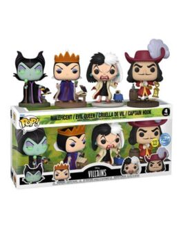 Disney Villains pack 4 figurines POP! Movies Vinyl Villains (GW)(EMEA) 9 cm