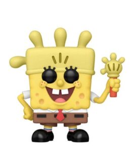 Bob l´éponge 25th Anniversary POP! Vinyl figurine SB w/ Glove Light 9 cm