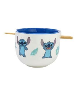 Lilo & Stitch bol à ramen avec baguettes Stitch