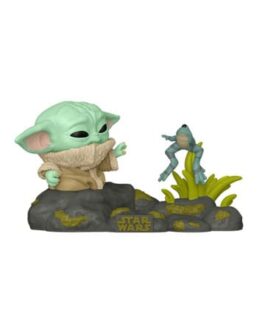 Star Wars POP! Deluxe Vinyl figurine Din Grogu w/Frog 9 cm