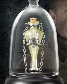 Harry Potter pendentif Felix Felicis avec présentoir
