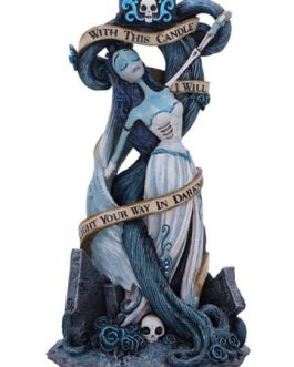 Les Noces funèbres bougeoir With This Candle Vow 19 cm