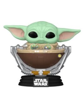 Star Wars: The Mandalorian and Grogu POP! Vinyl figurine Bobble Head Grogu in Pram 9 cm