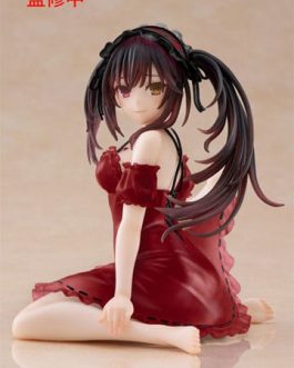 Date A Live V statuette PVC Desktop Cute Figure Kurumi Tokisaki Nightwear Ver. Renewal 13 cm