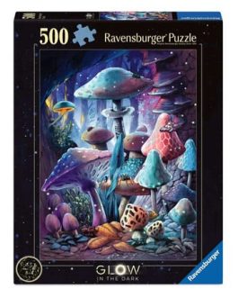 Ravensburger puzzle Glow-in-the-Dark Moonlight Mushrooms (500 pièces)