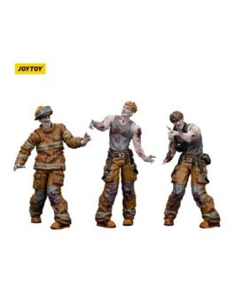 Zombie pack 3 figurines Dark Source Firefighters 8 cm