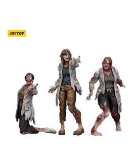 Zombie pack 3 figurines Dark Source Scientists (Female) 8 cm