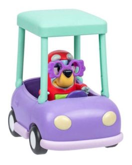 Bluey Set de jeu mini-figurines Janet & La voiture de grand-mère.